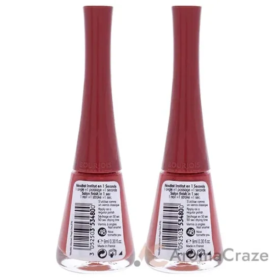 Picture of 1 Seconde - 48 Nice Tomette You by Bourjois for Women - 0.3 oz Nail Polish - Pack of 2