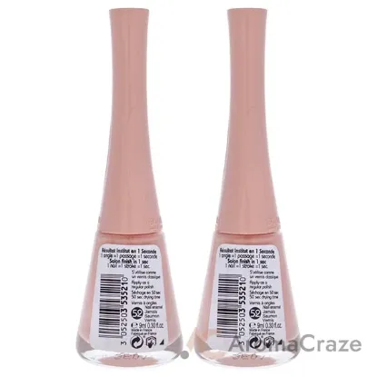 Picture of 1 Seconde - 52 Jamais Saumon Vernis by Bourjois for Women - 0.3 oz Nail Polish - Pack of 2