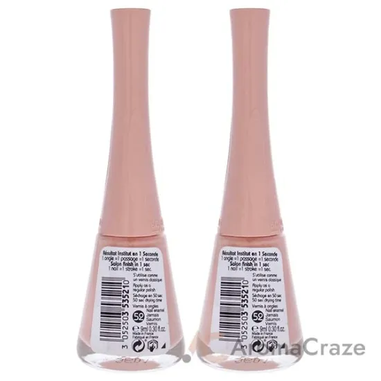 Picture of 1 Seconde - 52 Jamais Saumon Vernis by Bourjois for Women - 0.3 oz Nail Polish - Pack of 2