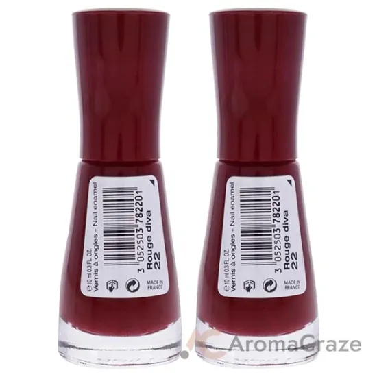 Picture of So Laque Ultra Shine - 22 Rouge Diva by Bourjois for Women - 0.3 oz Nail Polish - Pack of 2