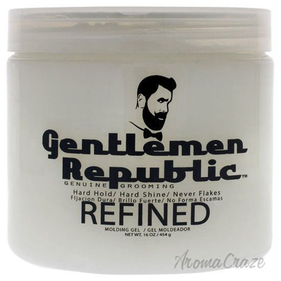 Picture of Refined Gel Hard Hold and Hard Shine by Gentlemen Republic for Men 16 oz Gel