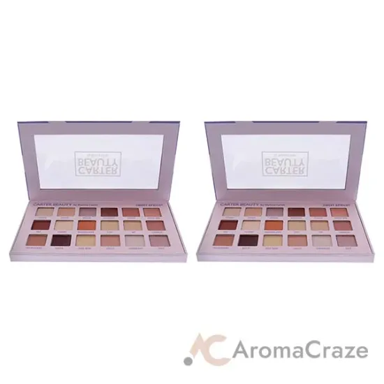 Picture of 18 Shade Palette - Sweet Apricot by Carter Beauty for Women - 0.72 oz Eye Shadow - Pack of 2
