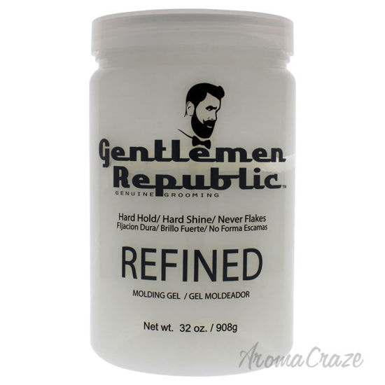 Picture of Refined Gel Hard Hold and Hard Shine by Gentlemen Republic for Men 32 oz Gel