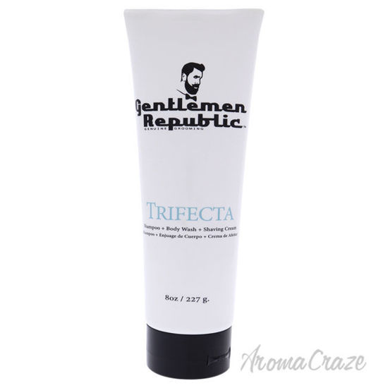 Picture of Trifecta Shampoo Body Wash and Shaving Cream by Gentlemen Republic for Men 8 oz Shampoo