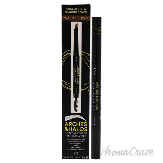 Picture of Angled Brow Shading Pencil Warm Brown by Arches and Halos for Women 0.012 oz Eyebrow Pencil
