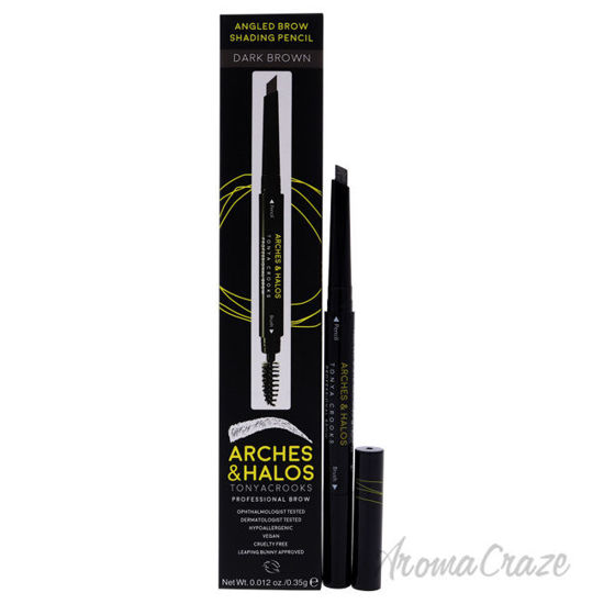 Picture of Angled Brow Shading Pencil Dark Brown by Arches and Halos for Women 0.012 oz Eyebrow Pencil