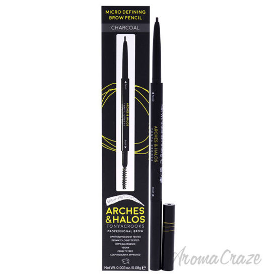 Picture of Micro Defining Brow Pencil Charcoal by Arches and Halos for Women 0.003 oz Eyebrow Pencil