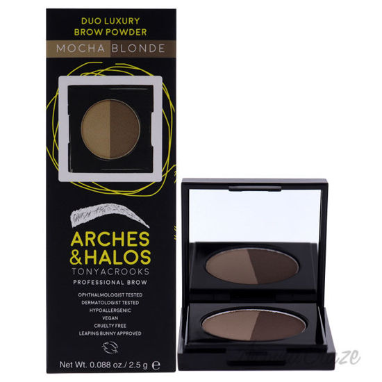 Picture of Duo Luxury Brow Powder Mocha Blonde by Arches and Halos for Women 0.088 Eyebrow Powder