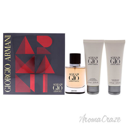 Picture of Acqua Di Gio Absolu by Giorgio Armani for Men 3 Pc Gift Set