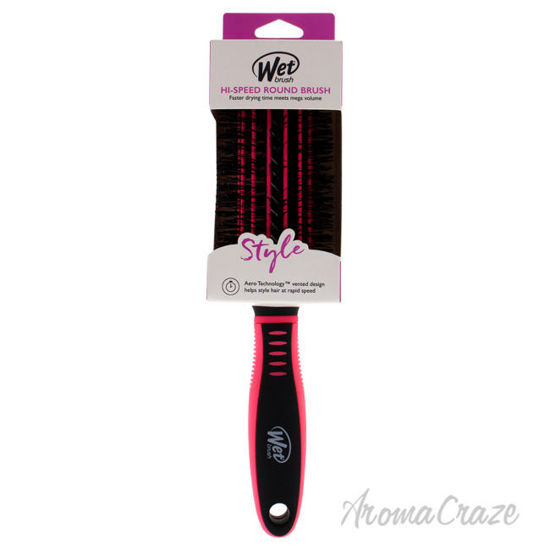 Picture of Hi Speed Round Style Brush Medium Pink by Wet Brush for Unisex 1 Pc Hair Brush
