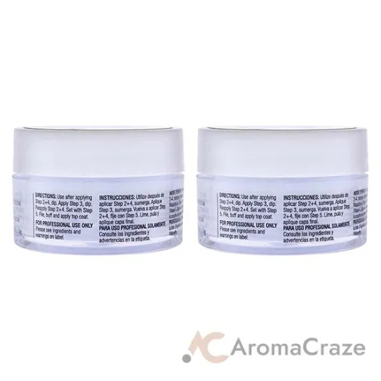 Picture of Pro Powder Polish Nail Colour Dip System - Peppermint Pastel Blue - Pack of 2 by Cuccio Colour for Women - 0.5 oz Nail Powder