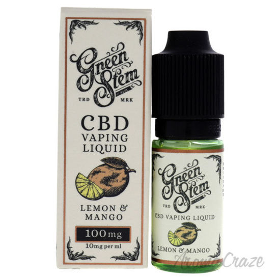 Picture of CBD Vaping Liquid 100mg Lemon and Mango by Green Stem for Unisex 0.33 oz Vaping Liquid