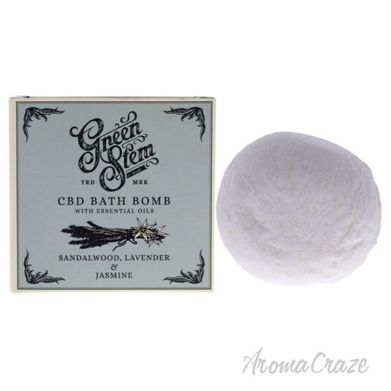 Picture of CBD Bath Bomb Sandalwood Lavander and Jasmine by Green Stem for Unisex 1 Pc Bath Bomb