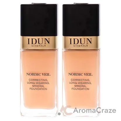 Picture of Nordic Veil Foundation - 309 Svea by Idun Minerals for Women - 0.88 oz Foundation - Pack of 2