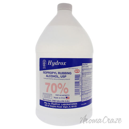 Picture of Isopropyl Rubbing Alcohol by Hydrox for Unisex 1 Gallon Alcohol