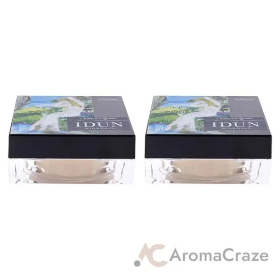 Picture of Powder Foundation - 010 Siri by Idun Minerals for Women - 0.31 oz Foundation - Pack of 2