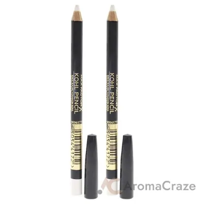 Picture of Kohl Kajal Liner Automatic Pencil - 010 White by Max Factor for Women - 0.01 oz Eyeliner - Pack of 2