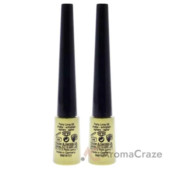 Picture of Max Effect Dip-In Eyeshadow - # 06 Party Lime by Max Factor for Women - 1 g Eyeshadow - Pack of 2