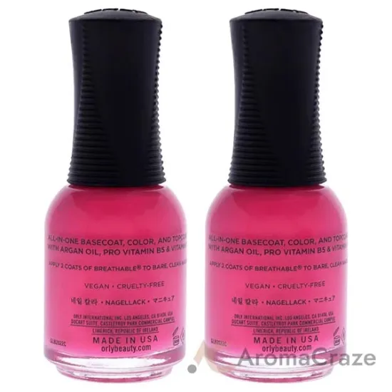Picture of Breathable Treatment Plus Color - 20965 Pep In Your Step by Orly for Women - 0.6 oz Nail Polish - Pack of 2