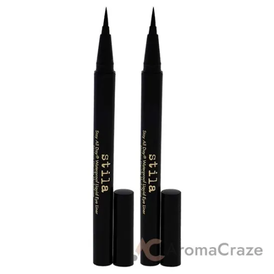 Picture of Stay All Day Waterproof Liquid Eye Liner - Intense Black by Stila for Women - 0.016 oz Eyeliner - Pack of 2