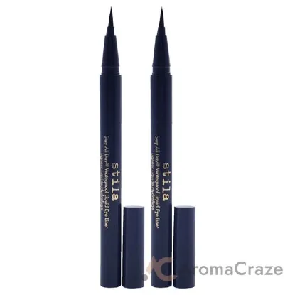 Picture of Stay All Day Waterproof Liquid Eye Liner - Midnight by Stila for Women - 0.016 oz Eyeliner - Pack of 2