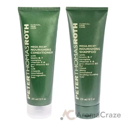 Picture of Mega-Rich Shampoo and Conditioner Kit by Peter Thomas Roth for Unisex - 2 Pc Kit 8oz Shampoo, 8oz Conditioner