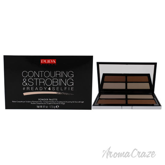 Picture of Ready 4 Selfie Contouring And Strobing Powder Palette 001 Light Skin by Pupa Milano for Women 0.61 oz Makeup