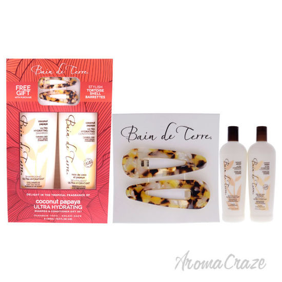 Picture of Coconut Papaya Ultra Hydrating Duo by Bain de Terre for Unisex 2 x 13.5 oz Shampoo and Conditioner