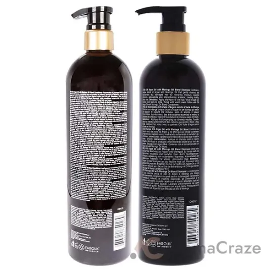 Picture of Argan Oil With Moringa Oil Blend Shampoo and Conditioner Kit by CHI for Unisex - 2 Pc Kit 11.5oz Shampoo, 25oz Conditioner