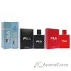 Picture of Fila Kit by Fila for Men - 3 Pc Kit 3.4oz Fila Black EDT Spray, 3.4oz Fila Fresh EDT Spray, 3.4oz Fila Red EDT Spray