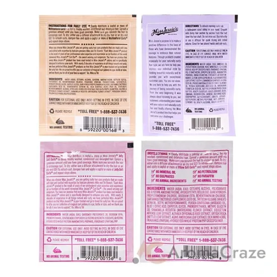 Picture of Pillow Soft Curls With Jelly Soft Curl and Multi Cultural Curls-Curly Pudding Kit by Miss Jessies for Unisex - 4 Pc Kit 1oz Lotion, 1oz Gel, 1oz Cream, 1oz Cream