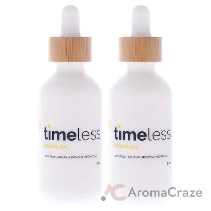 Picture of Argan 100 Percent Pure Oil by Timeless for Unisex - 2 oz Oil - Pack of 2