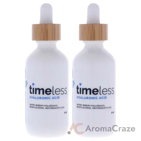 Picture of Hyaluronic Acid 100 Percent Pure Serum by Timeless for Unisex - 2 oz Serum - Pack of 2