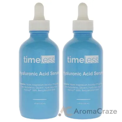 Picture of Hyaluronic Acid Vitamin C Serum by Timeless for Unisex - 4 oz Serum - Pack of 2