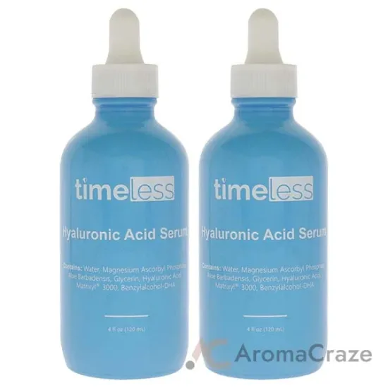 Picture of Hyaluronic Acid Vitamin C Serum by Timeless for Unisex - 4 oz Serum - Pack of 2