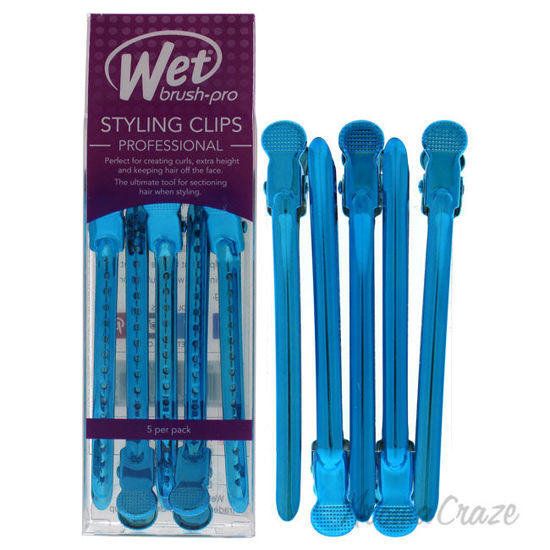 Picture of Pro Styling Clips Blue by Wet Brush for Women 5 Pc Hair Clips