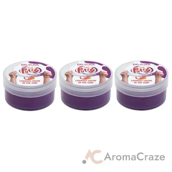 Picture of Color-Changing Sol Putty - White to Purple by DelSol for Unisex - 1 Pc Putty - Pack of 3