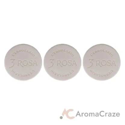 Picture of Perfumed Bar Soap - 3 Rose by LErbolario for Unisex - 3.5 oz Soap - Pack of 3