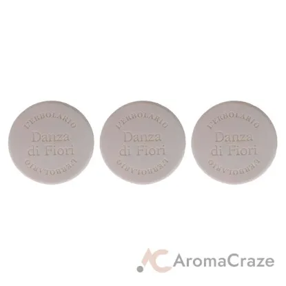 Picture of Perfumed Soap - Dance of Flowers - Pack of 3 by LErbolario for Unisex - 3.5 oz Soap
