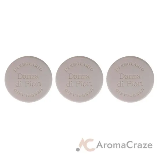 Picture of Perfumed Soap - Dance of Flowers - Pack of 3 by LErbolario for Unisex - 3.5 oz Soap
