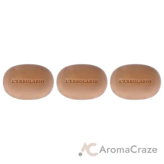 Picture of Perfumed Soap - Sweet Poppy - Pack of 3 by LErbolario for Unisex - 3.5 oz Soap