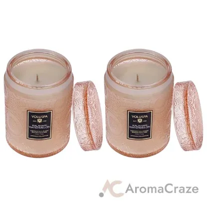 Picture of Japonica Collection Small - Kalahari Watermelon - Pack of 2 by Voluspa for Unisex - 5.5 oz Candle