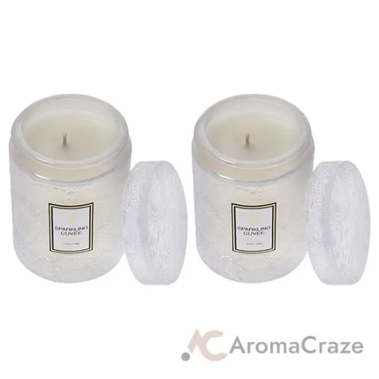 Picture of Japonica Collection Small - Sparkling Cuvee - Pack of 2 by Voluspa for Unisex - 5.5 oz Candle