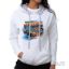 Picture of NASCAR Hooded Sweatshirt Martin Truex Jr 2 White by DelSol for Women 1 Pc T Shirt (L)