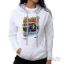 Picture of NASCAR Hooded Sweatshirt Jimmie Johnson 3 White by DelSol for Women 1 Pc T Shirt (M)