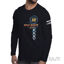 Picture of NASCAR Mens Classic Long Sleeve Crew Tee Kyle Busch 8 Black by DelSol for Men 1 Pc T Shirt (M)