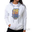 Picture of NASCAR Hooded Sweatshirt Kyle Busch 10 White by DelSol for Women 1 Pc T Shirt (M)