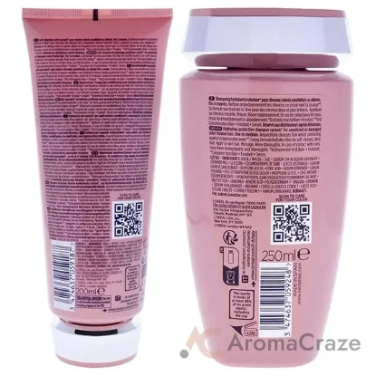 Picture of Chroma Absolu Kit by Kerastase for Unisex - 2 Pc Kit 6.8oz Chroma Absolu Fondant Cica Conditioner, 8.4oz Chroma Absolu Moisturizing Protective System Shampoo