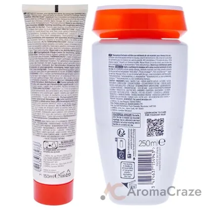Picture of Nutritive Kit by Kerastase for Unisex - 2 Pc Kit 8.5oz Nutritive High Nutrition Rich Shampoo, 5.1oz Nutritive Nectar Thermique - Medium to Thick