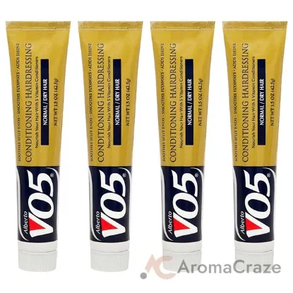 Picture of Conditioning Hairdressing - Normal to Dry Hair by Alberto VO5 for Unisex - 1.5 oz Conditioner - Pack of 4